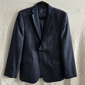 Lauren Ralph Lauren Men's Dark Navy Windowpane Sport Coat